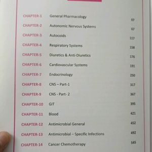 PHARMACOLOGY COMPLETE Book (Notebook + MCQ)