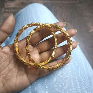 Multicolour Bangles Of Pair New