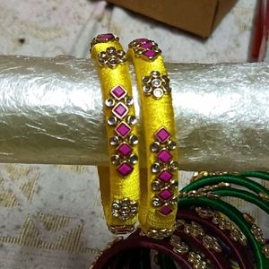 Handmade Silk Thread Bangles