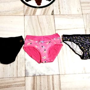 3 Combo Of Ladies & Girls Briefs!