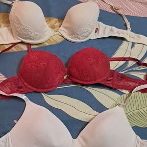 Combo Of Three Imported Fabric Bra