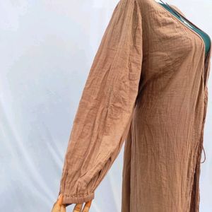 Brown Boho Full Length Shrug