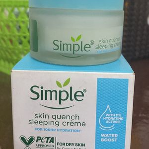 Simple Skin Quench Sleeping Creme