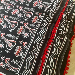 Pure Cotton Mulmul Saree