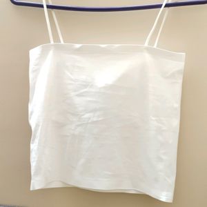 White Padded Tank tube Top