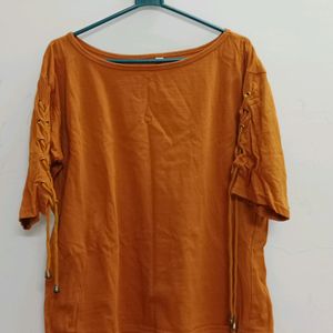 Mustard Colour T Shirt