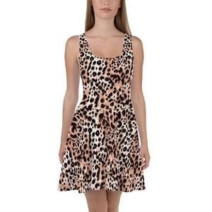 Leopard print mini frock 🎀🎀