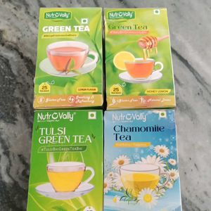 Nutrovally Green Tea Pack Of 4