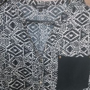 Black Summer shirt For Women