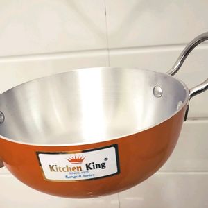 🆕 Kitchen King Kadai With Orange Coating