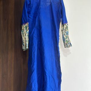 Blue Beige Kurta