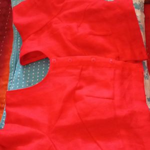 Red Beautiful Saree Never Used