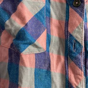 Multi Color Check Shirt For Women