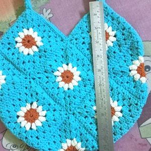 Granny Square Sunflower Bag