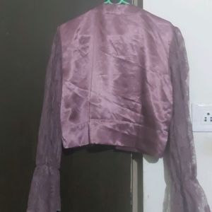 Custome Made Italin Satin Blazer