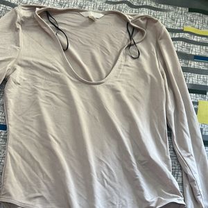 H&M Nude Pink Shimmery Bodysuit