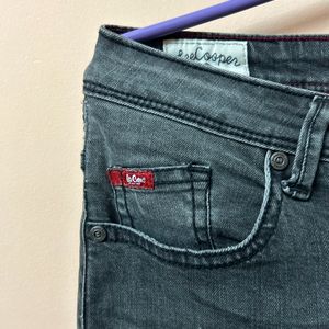 Lee Cooper Low Waist Grey Skinny Jeans