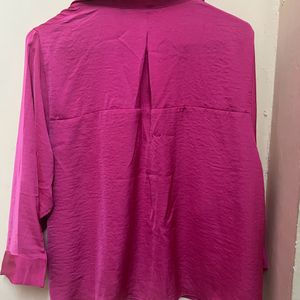 Hot Pink Shirt Top