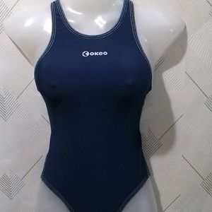 Navy Blue Swimming Bodysuit