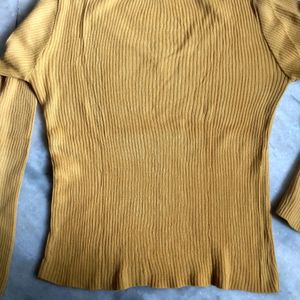 Yellow Sweater Top