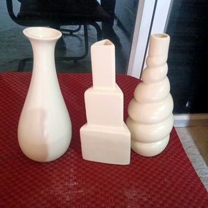 Set Of 3 Piece Flower Vase