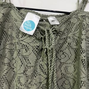 Olive Lace Tunic