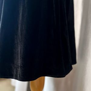 Korean Sleeveless Velvet Dress