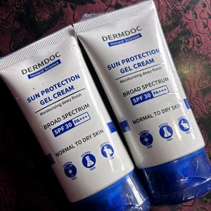 Pack Of 2 Dermdoc Sun Protection Gel Cream