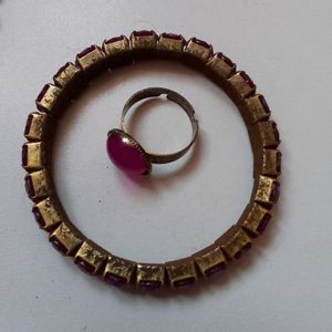 Purple Heart Jewellery Set