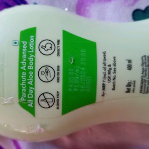 New Seal Pack Parachute Alovera Body Lotion