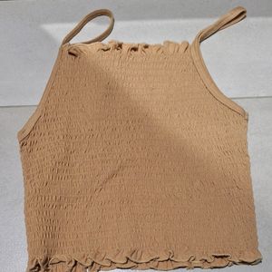 SMOCKED TANK TOP