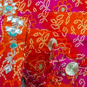 Ishin Brand Multicolored Anarkali Kurti