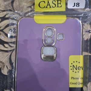 Back Cover | Samsung J8 (Gold & Pink)