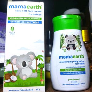 Mamaearth Baby Care Combo Of Cream+ Lotion