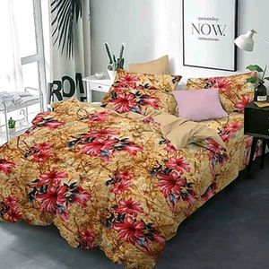 💥 Tc Cotton Double Bedsheet With 2 Pillow Cover