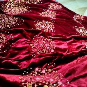 Velvet Lehenga Choli Beautiful