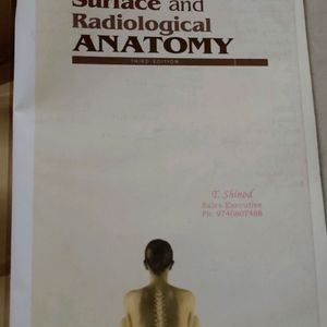 Surface And Radiological Anatomy Book By A.Halim