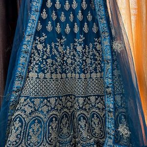 Party wear Lehnga With Attached Cancan