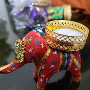 Elephnat Tealight Candle