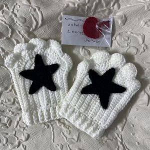 Crochet Bow Gloves