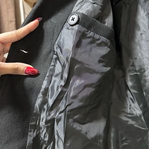 Koovs Black Coat