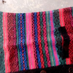 Warm Multicolored Sweater For Women