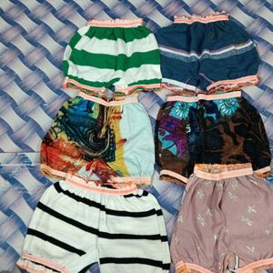 Baby Short for 0/1 Month Pack Of 6pc