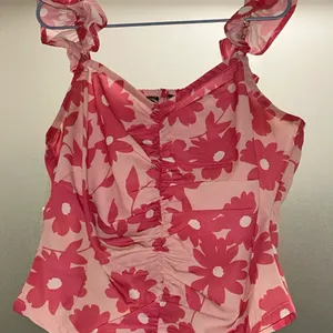 FabAlley Pink Floral Top