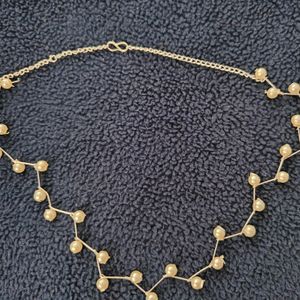 Korean Zigzag Pearl Necklace