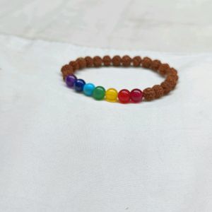 Rudraksh Bracelet With Seven Chakras