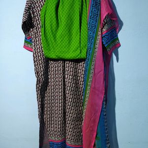 Multi Colored Kurta Set