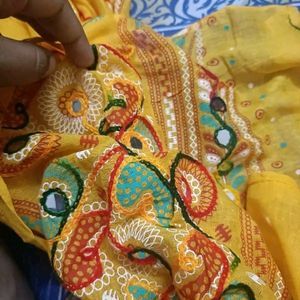 Women Yellow colour  Dupattas