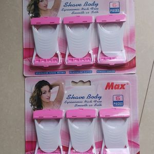 12 PCS Disposable Hair Shave (Pack Of 2)