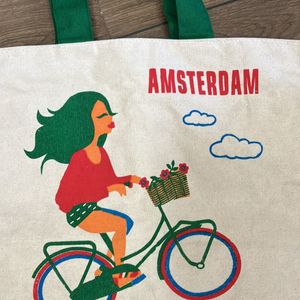 Amsterdam Canvas Shopping Bag